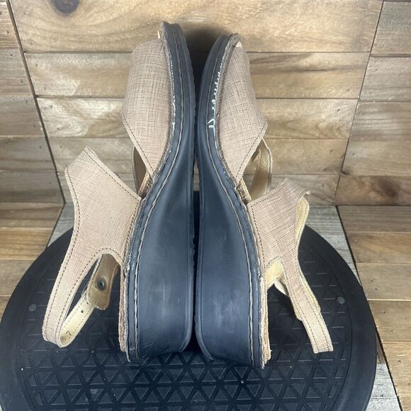 Finn Comfort Sandals Womens US 8 Strappy Flats Hook & Loop Brown Leather UK 5.5 - Picture 8 of 10